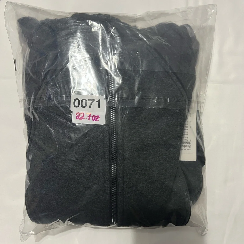 Lululemon Scuba Hoodie *Plush sz 4 Heathered Black/Black